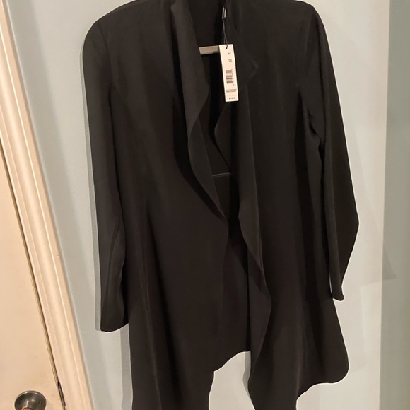 Brand New T Tahari Draped Open Front Duster / Cardigan / Jacket - Picture 6 of 8